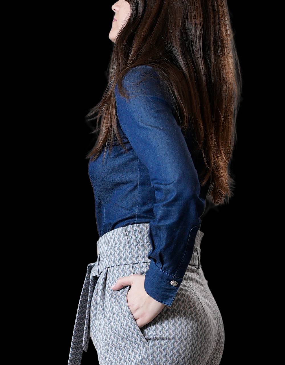 La Fabrique Lucy Camicia in Denim Offerte giornaliere