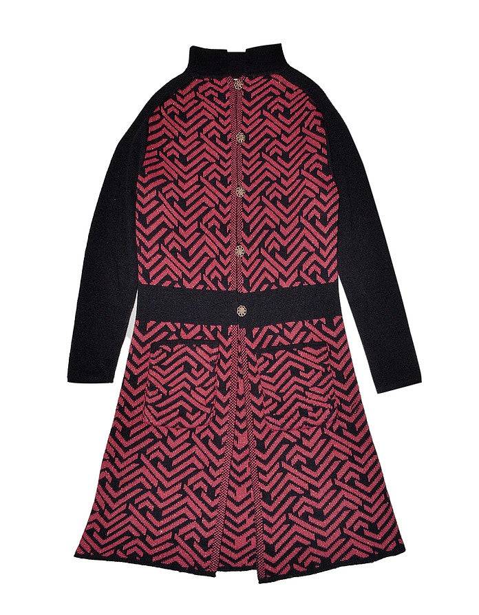 La Fabrique Margot Cappotto in Maglia Jacquard Acquista Ora