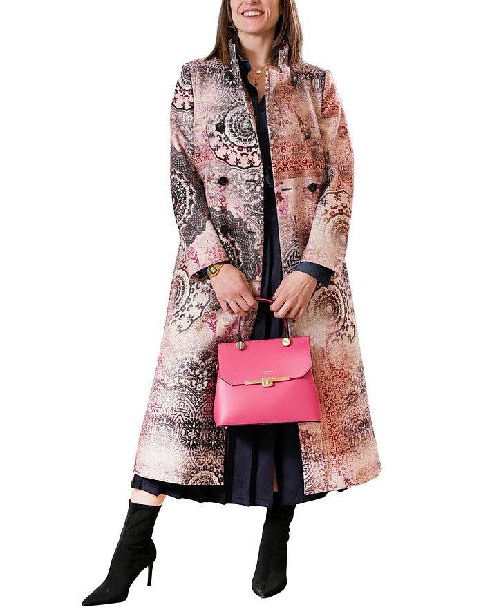 La Fabrique Marguerite Cappotto Lungo Stampa Floreale Promozione Limitata