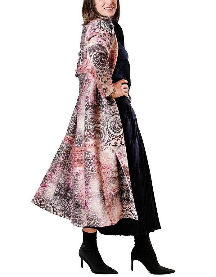 La Fabrique Marguerite Cappotto Lungo Stampa Floreale Promozione Limitata
