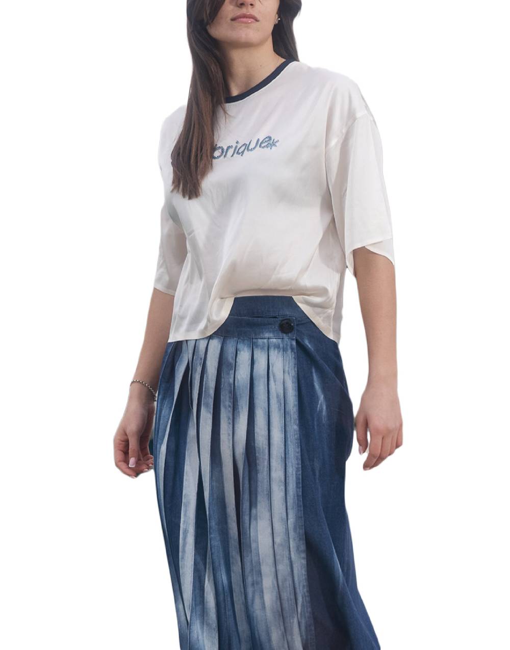 La Fabrique Tose T-shirt con Ricamo Affare Del Giorno