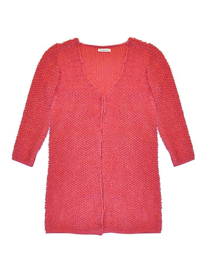 La Fabrique Sveva Cardigan in Maglia Rosa Convenienza