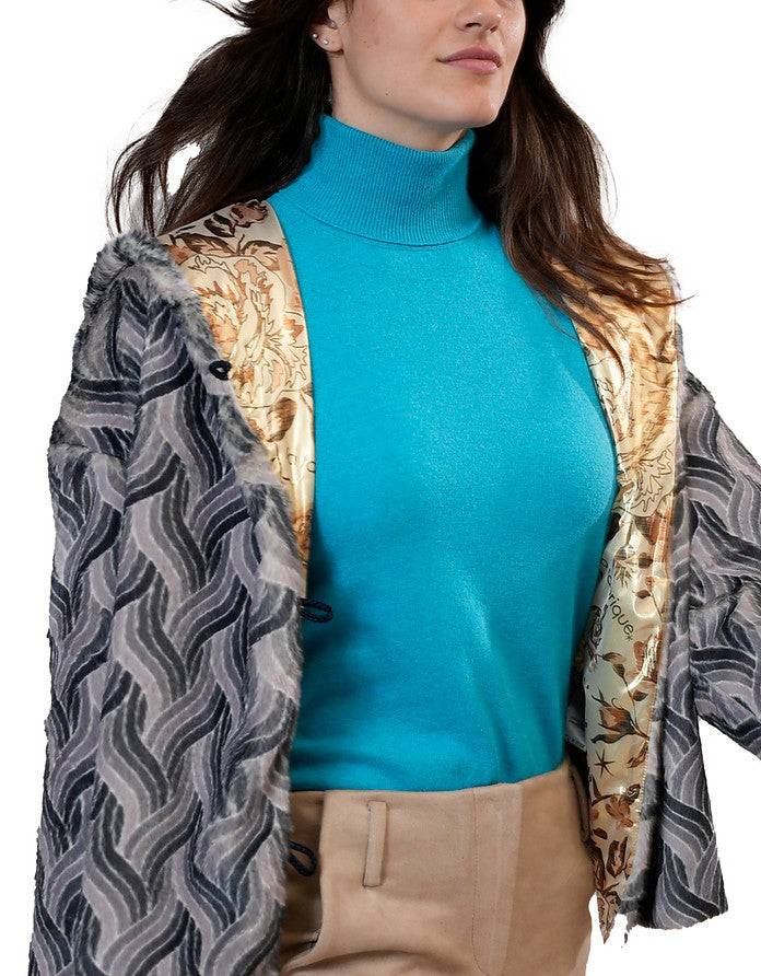La Fabrique Violen Maglione in Turchese Novità