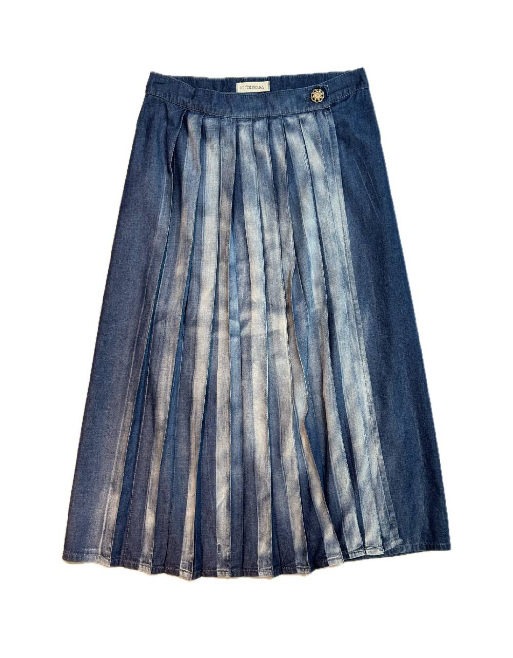 La Fabrique Yvonne Gonna in Denim Sconto