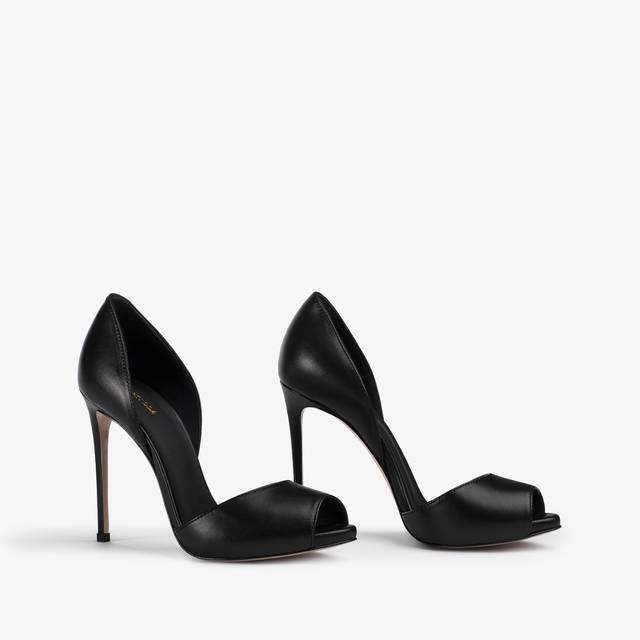 Le Silla Sandalo pelle nero 2025
