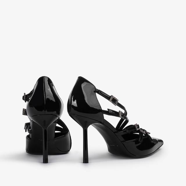 Le Silla Décolleté con listini vernice nera Soddisfazione Garantita