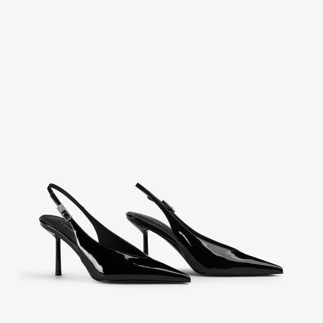 Le Silla Slingback vernice nera Consegna Veloce