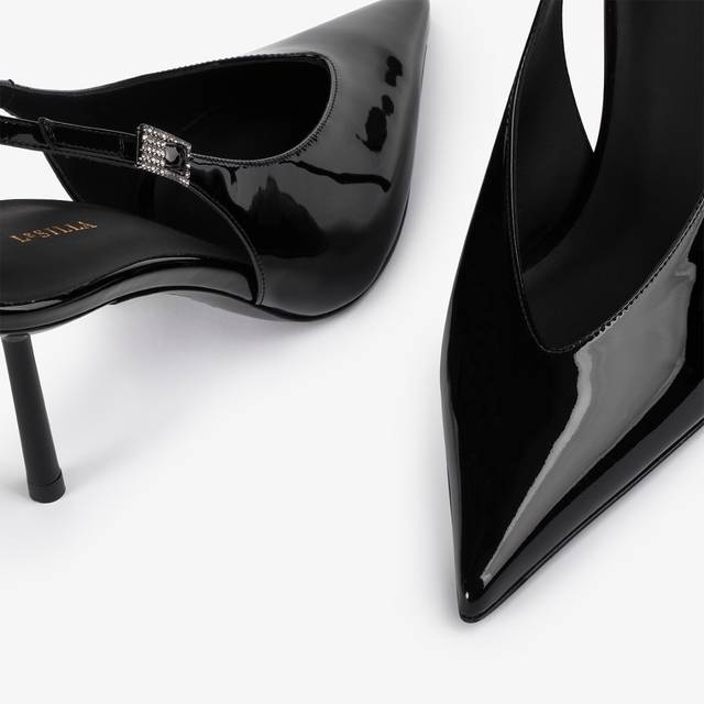 Le Silla Slingback vernice nera Consegna Veloce
