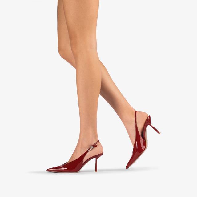 Le Silla Slingback vernice rossa Promozione Limitata