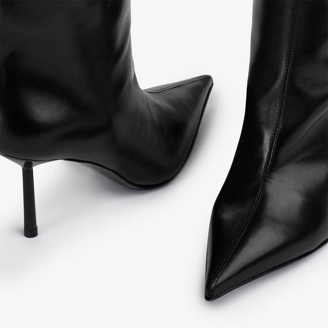 Le Silla Stivale sopra il ginocchio nappa nero Fino Al -60%