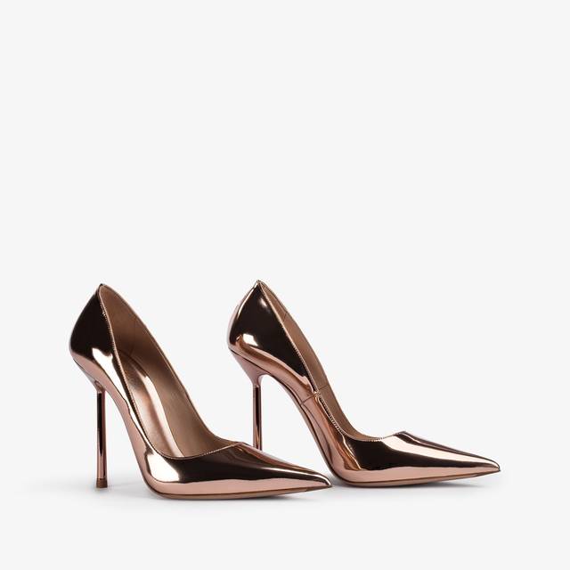 Le Silla Décolleté metallizzata oro rosa Offerte