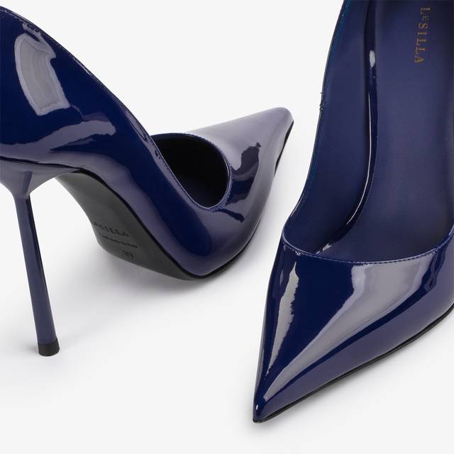 Le Silla Décolleté vernice blu lazuli Hotsell