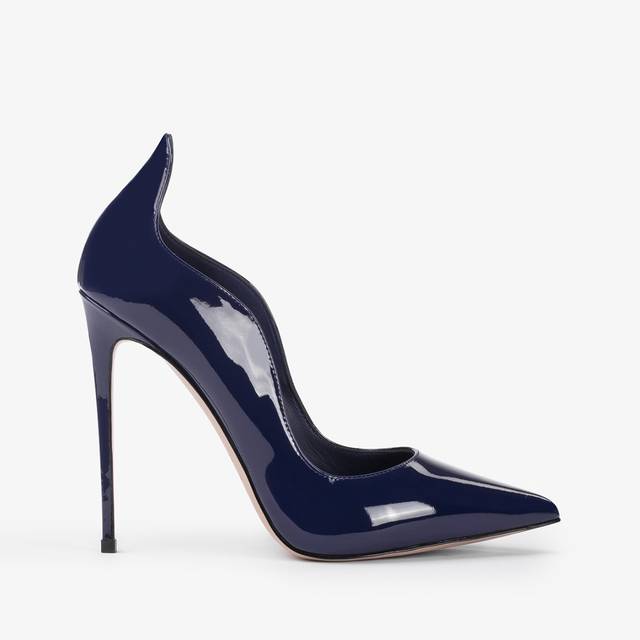 Le Silla Décolleté vernice blu lazuli