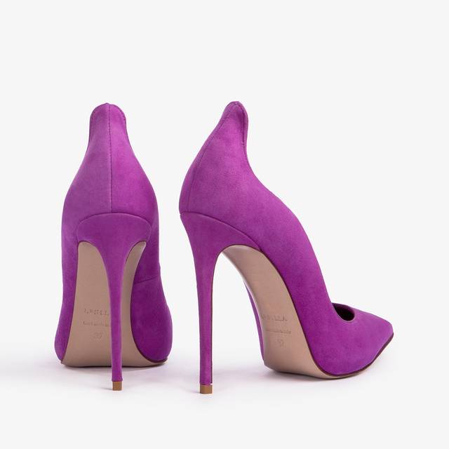 Le Silla Décolleté camoscio lavanda darling Nuova