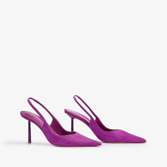 Le Silla Slingback camoscio lavanda darling Italia