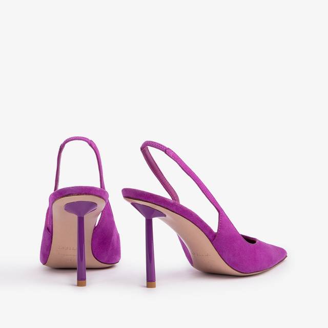 Le Silla Slingback camoscio lavanda darling Italia