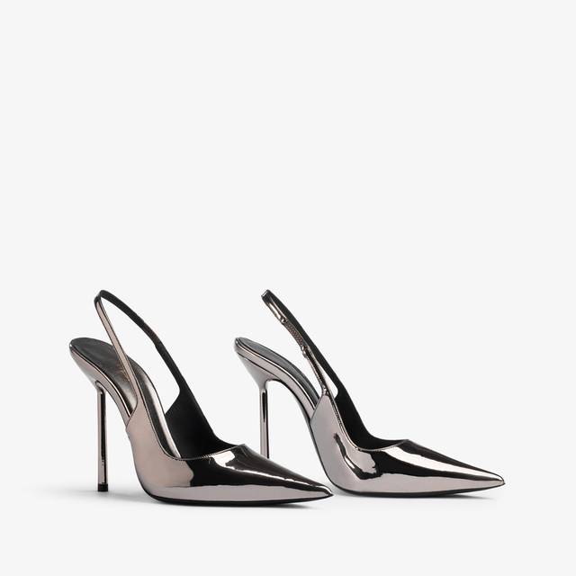 Le Silla Slingback metallizzata peltro Qualità Garantita