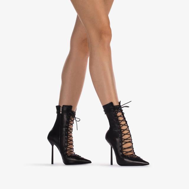 Le Silla Stivaletto pelle nera Vendite Flash