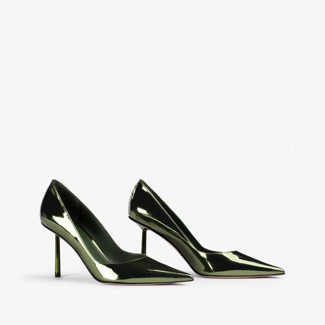 Le Silla Décolleté metallizzata verde pirite Acquista Ora