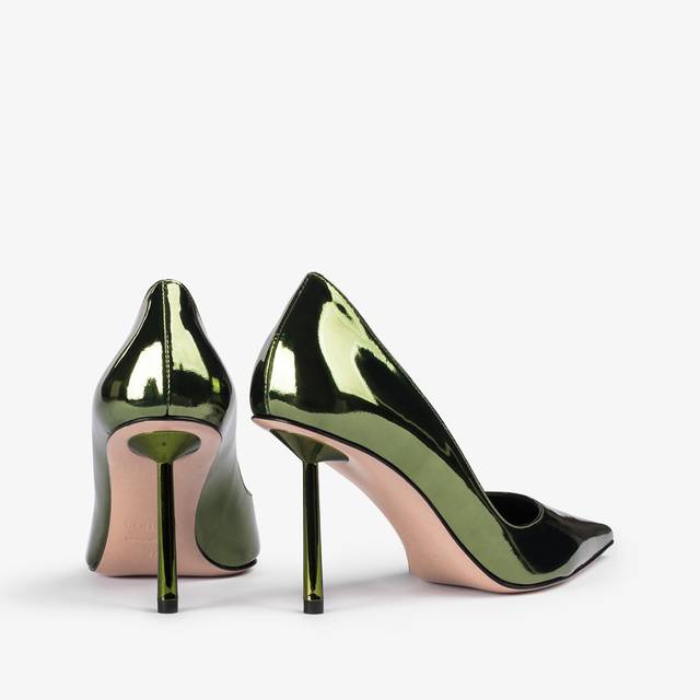 Le Silla Décolleté metallizzata verde pirite Acquista Ora