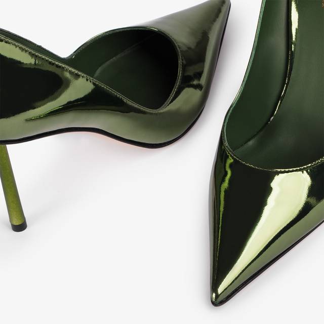 Le Silla Décolleté metallizzata verde pirite Acquista Ora