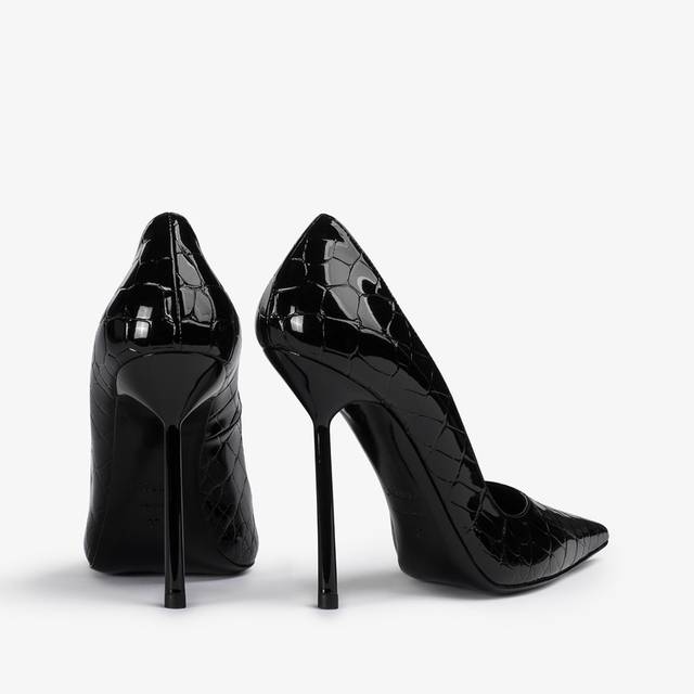 Le Silla Décolleté stampa cocco nera Promozione Limitata