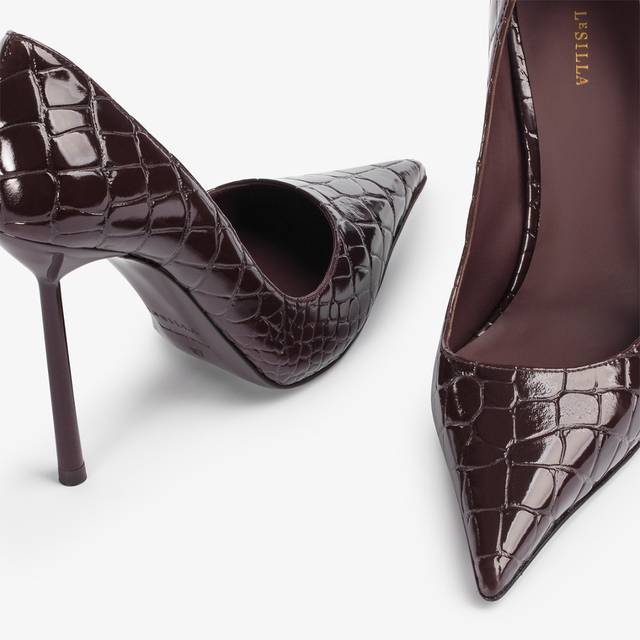 Le Silla Décolleté stampa cocco marrone fondente Fino Al -60%