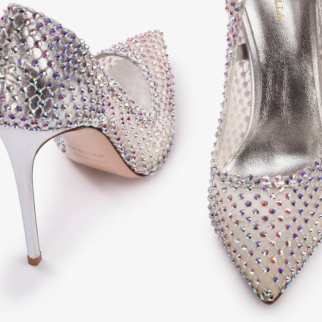 Le Silla Décolleté gioiello rete argento eclissi Shopping Online