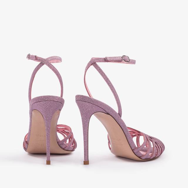 Le Silla Sandalo glitter rosa dea Vendita Economica