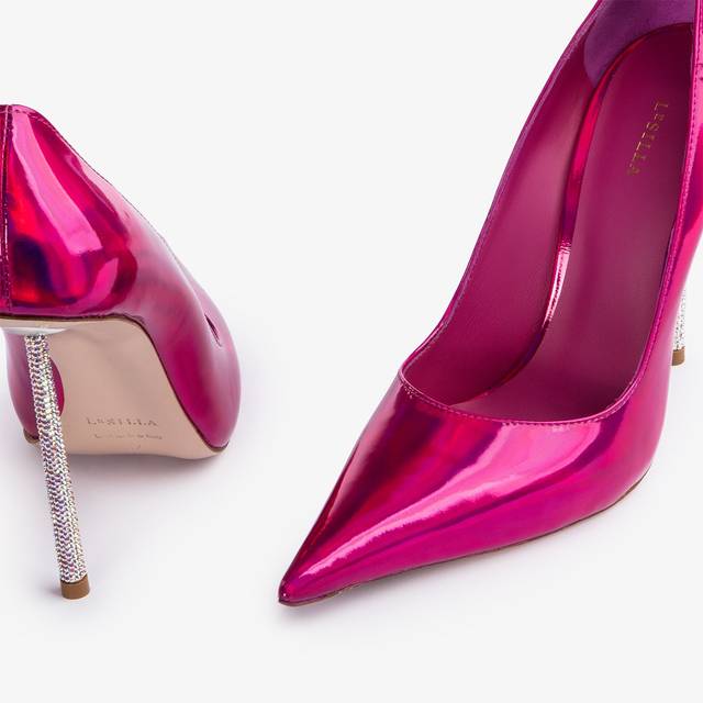 Le Silla Décolleté iridescente fucsia bouganville Acquista Ora