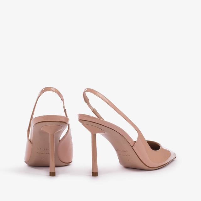 Le Silla Slingback vernice nude skin Pezzi Unici
