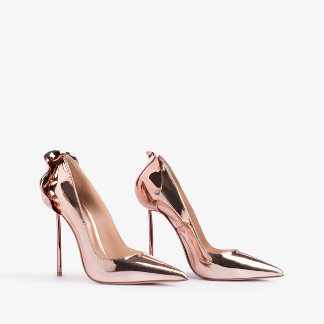 Le Silla Décolleté metallizzata oro rosa Negozi Online