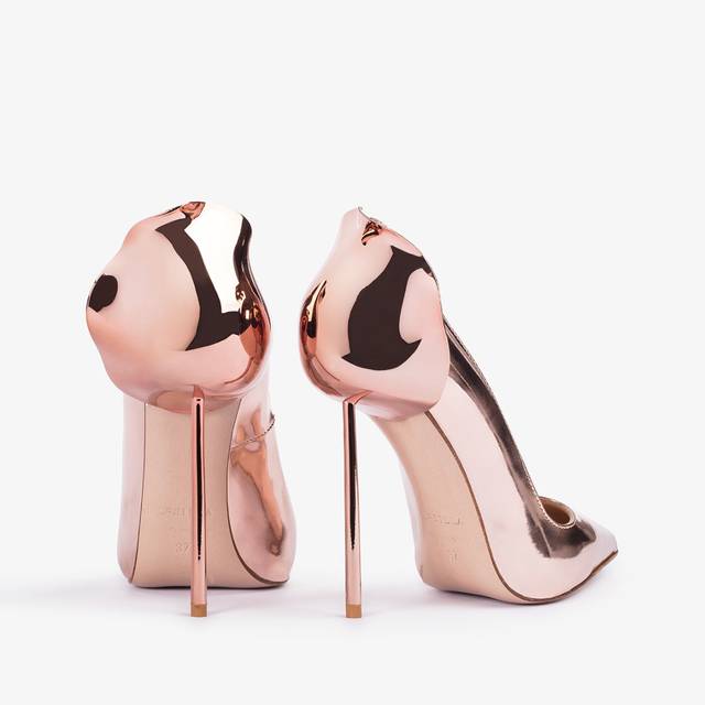 Le Silla Décolleté metallizzata oro rosa Negozi Online