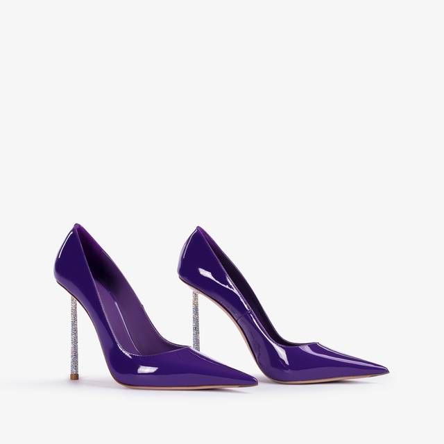 Le Silla Décolleté vernice viola queen Prezzo Ridotto