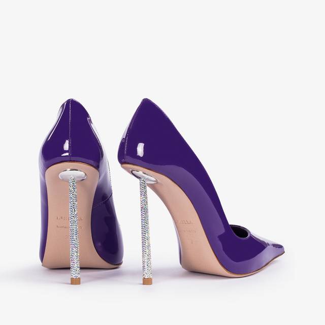Le Silla Décolleté vernice viola queen Prezzo Ridotto