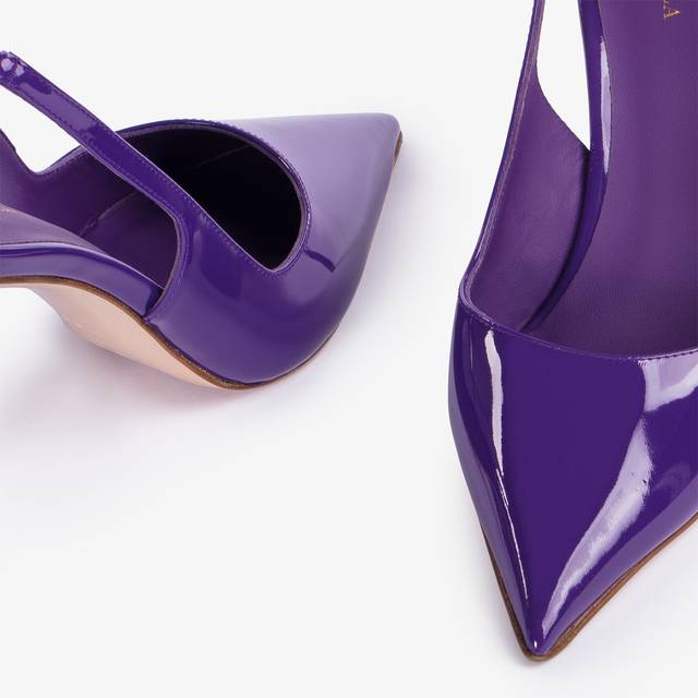 Le Silla Slingback vernice viola queen Convenienza