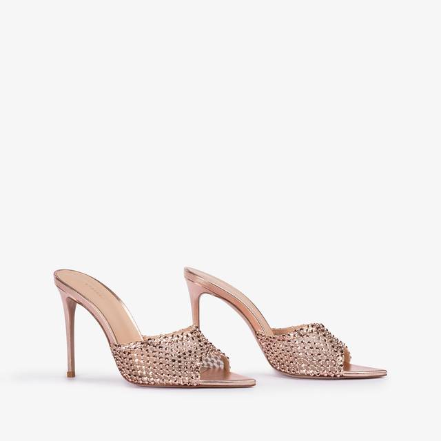 Le Silla Sandalo gioiello rete oro rosa Presa
