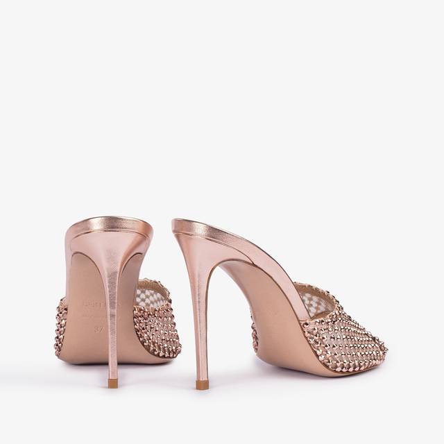 Le Silla Sandalo gioiello rete oro rosa Presa