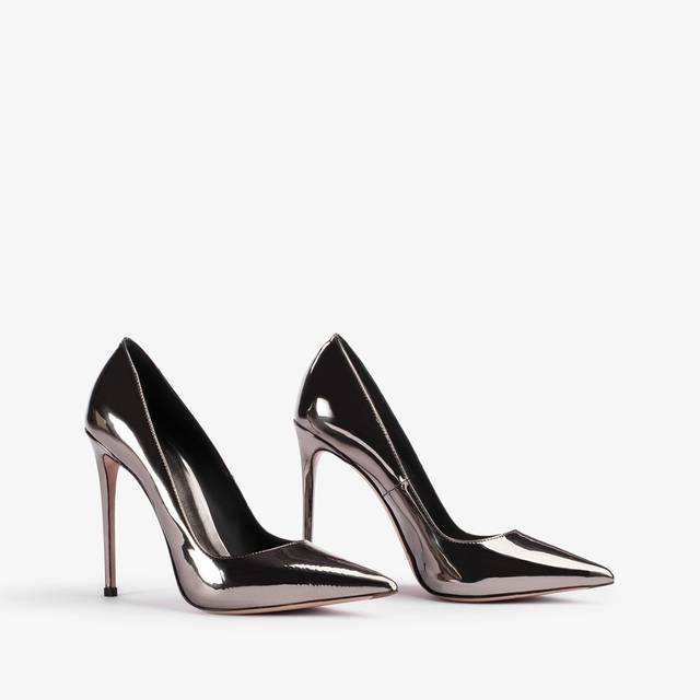 Le Silla Décolleté metallizzata peltro Offerta
