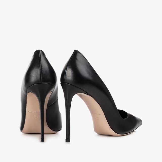 Le Silla Décolleté pelle nera Outlet