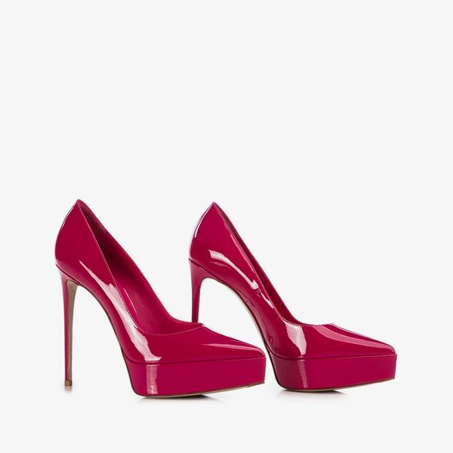 Le Silla Décolleté con plateau fucsia cosmopolitan Italy