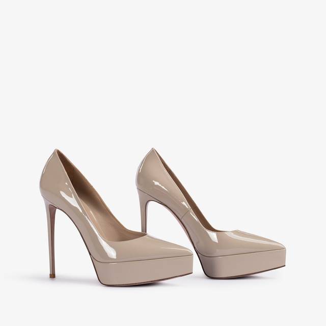 Le Silla Décolleté con plateau vernice beige tower 2025