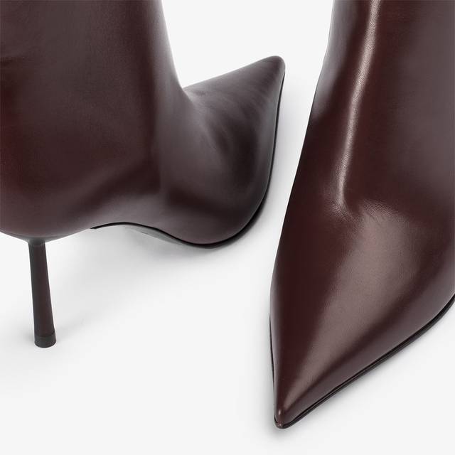 Le Silla Stivaletto pelle marrone fondente In Linea