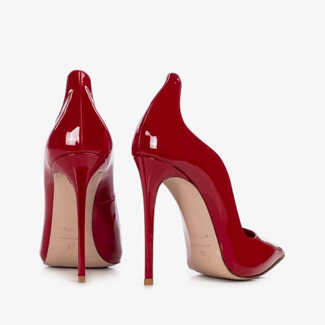 Le Silla Décolleté vernice rossa Promozione