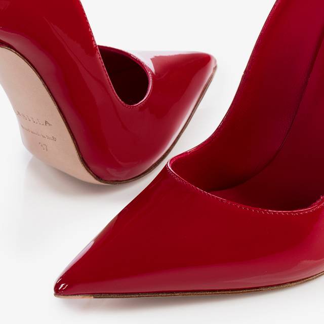 Le Silla Décolleté vernice rossa Promozione