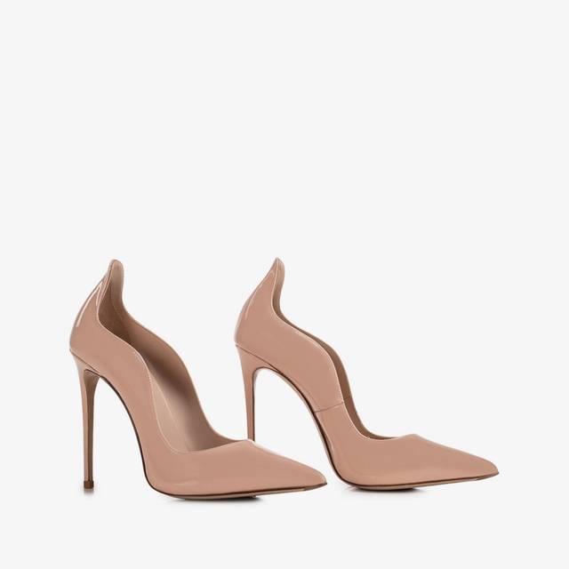 Le Silla Décolleté vernice nude skin Spedizione Gratuita