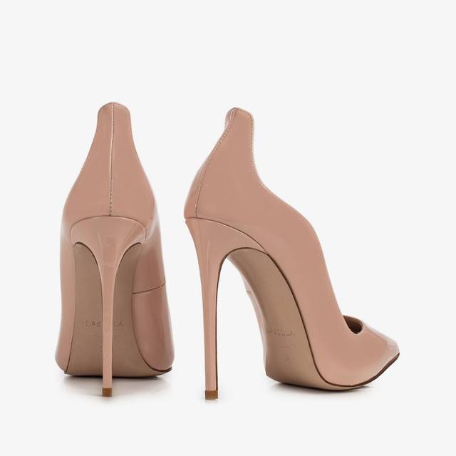 Le Silla Décolleté vernice nude skin Spedizione Gratuita