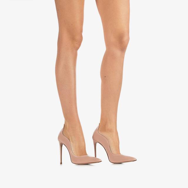 Le Silla Décolleté vernice nude skin Spedizione Gratuita
