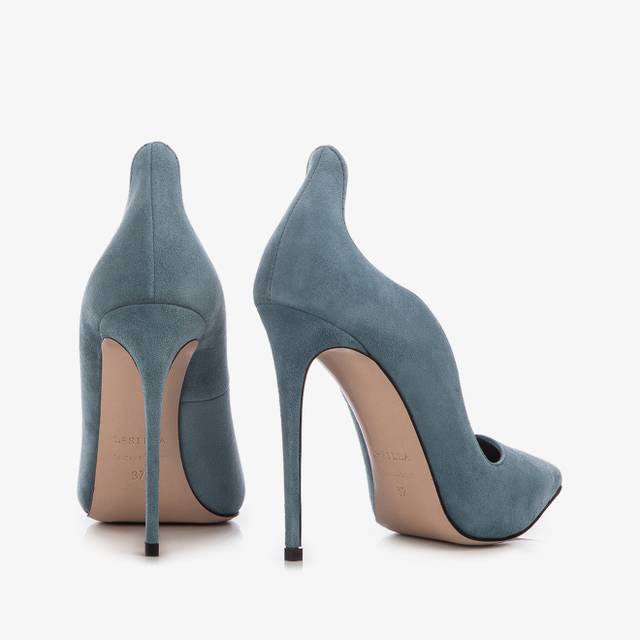 Le Silla Décolleté camoscio azzurro istanbul Sottocosto