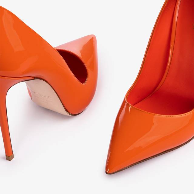 Le Silla Décolleté vernice arancione mandarin Economico